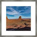The Mittens And Merrick Butte Framed Print