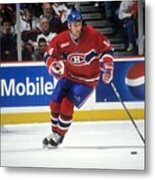 Montreal Canadiens V New Jersey Devils #3 Metal Print