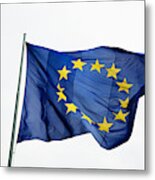 European Community Flag Metal Print