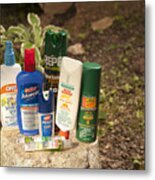 Insect Repellent Lotions And Bug Sprays Metal Print