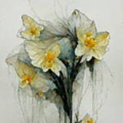 Daffodils #12 Poster