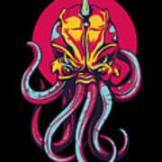 Colorful Octopus Design Poster