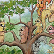 Squirrels Art Print